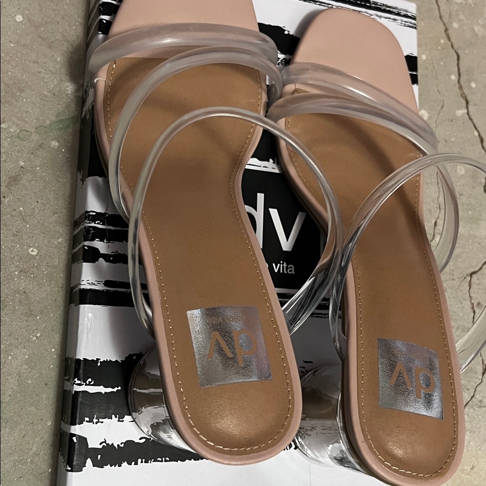 Dolce Vita Blush and Tan Sandals
